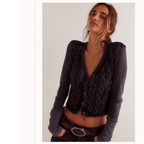 Free People Sweaters - Free People Snapshot Cable Cardigan